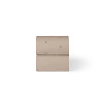 The Little Green Sheep Organic Moses Basket Fitted Sheets - Truffle/Cocoa Rice