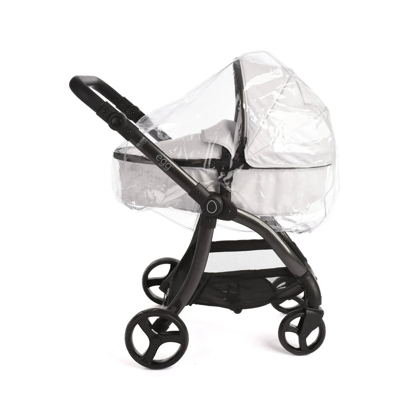 egg Dolls Pram by Roma - Houndstooth Silver