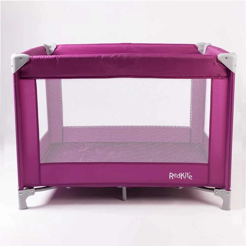 Red Kite Sleep Tight Travel Cot - Raspberry