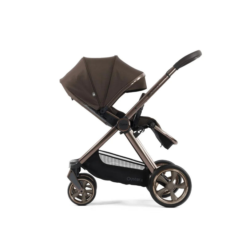 Oyster4 Luxury Travel System Bundle Inc Capsule 360 Car Seat - Chocolate Velvet