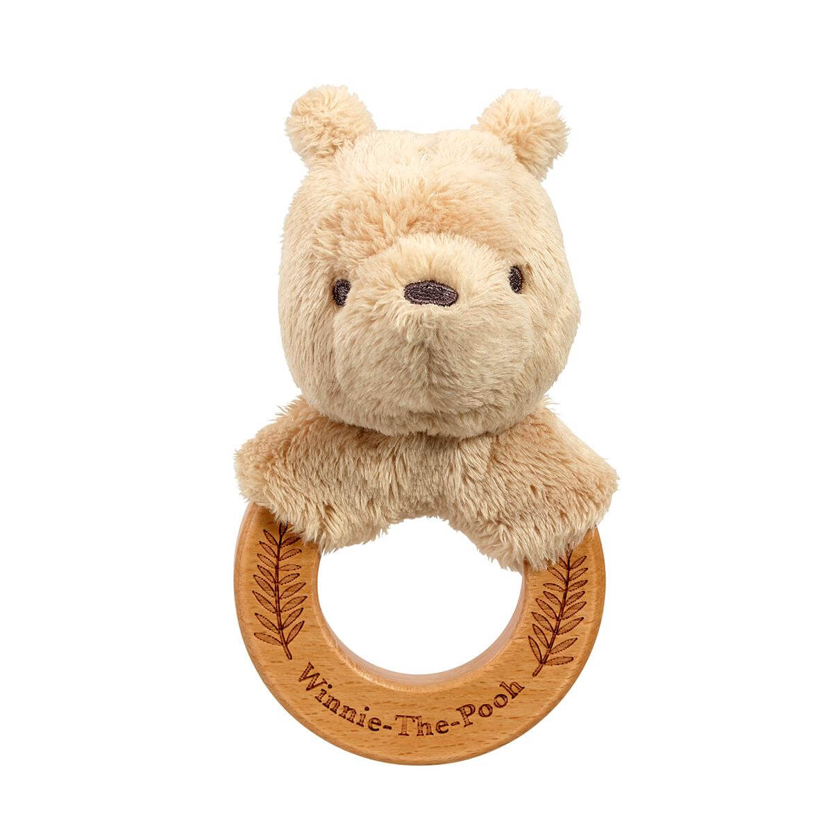 Disney Classic Pooh Always and Forever Wooden Ring Rattle