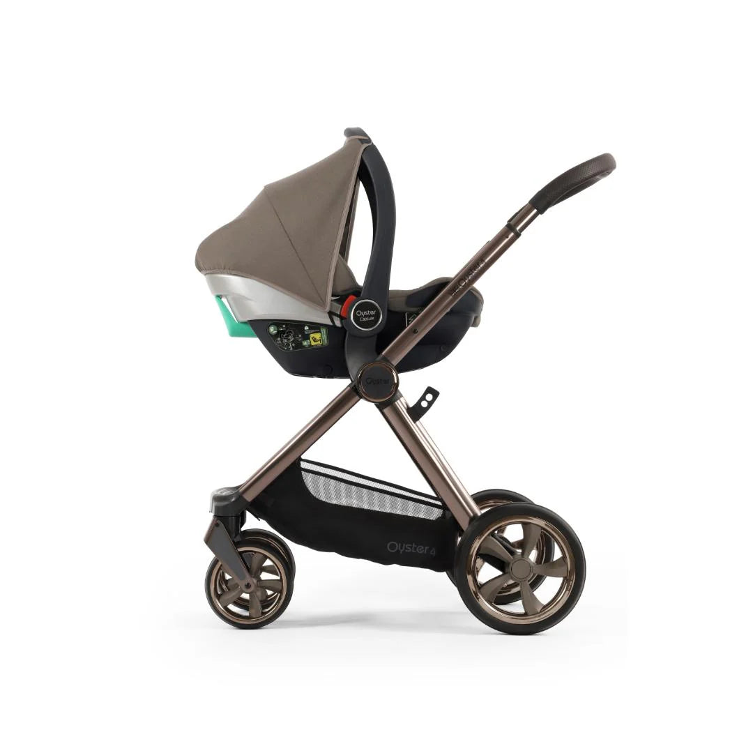 Oyster4 Travel System Bundle Inc Capsule Car Seat - Mink