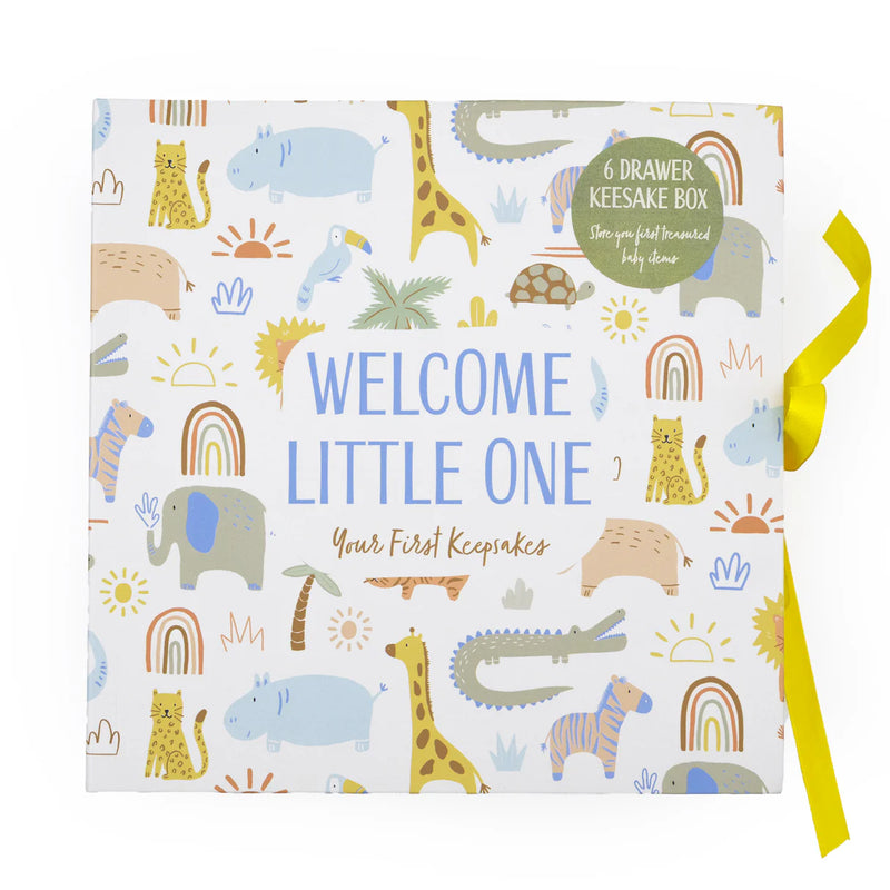 Lullaby Animals Baby Keepsake Box