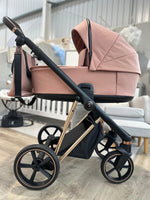 BabyStyle Prestige Vogue Travel System 12 Piece Bundle - Coral/Copper