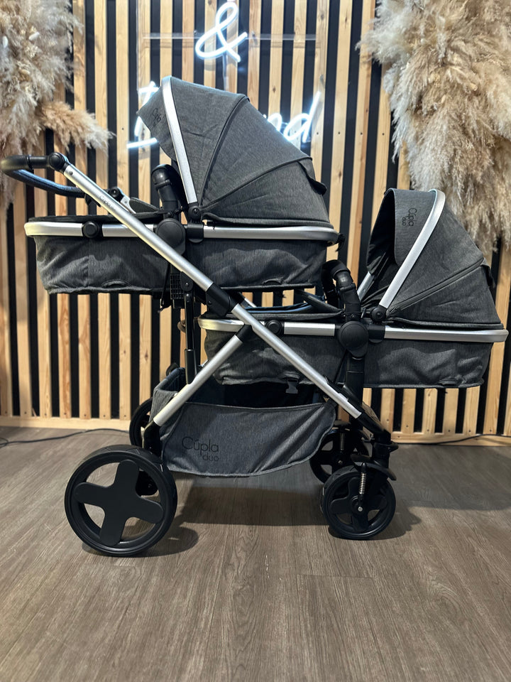 PRE LOVED Baby Elegance Cupla Duo - Grey