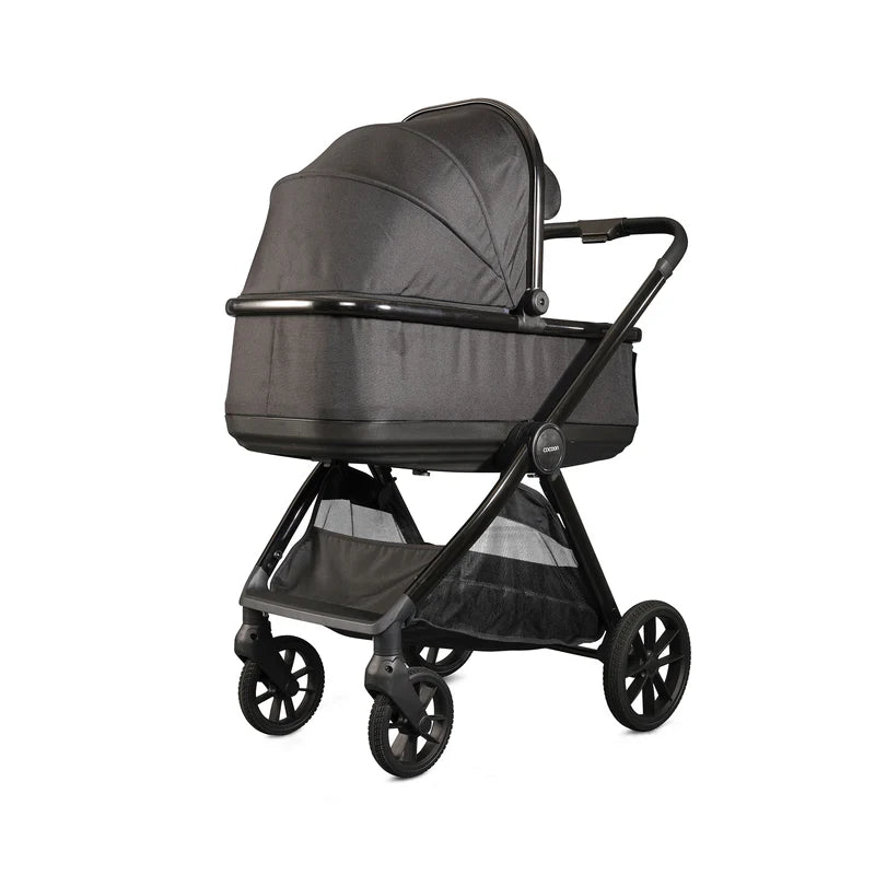 Mee-Go Cocoon Pushchair Bundle with Accessories – Liquorice