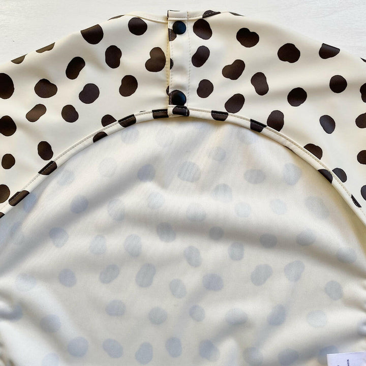 Bobbin & Bumble Long Sleeved Baby Bib - Spotty