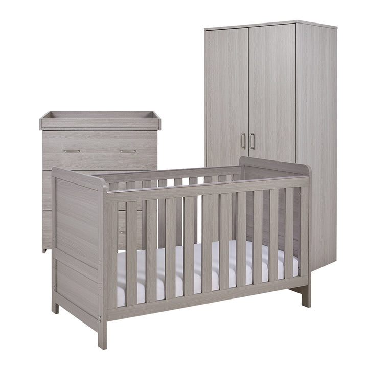 Babymore Caro 3 Piece Room Set – Greywash