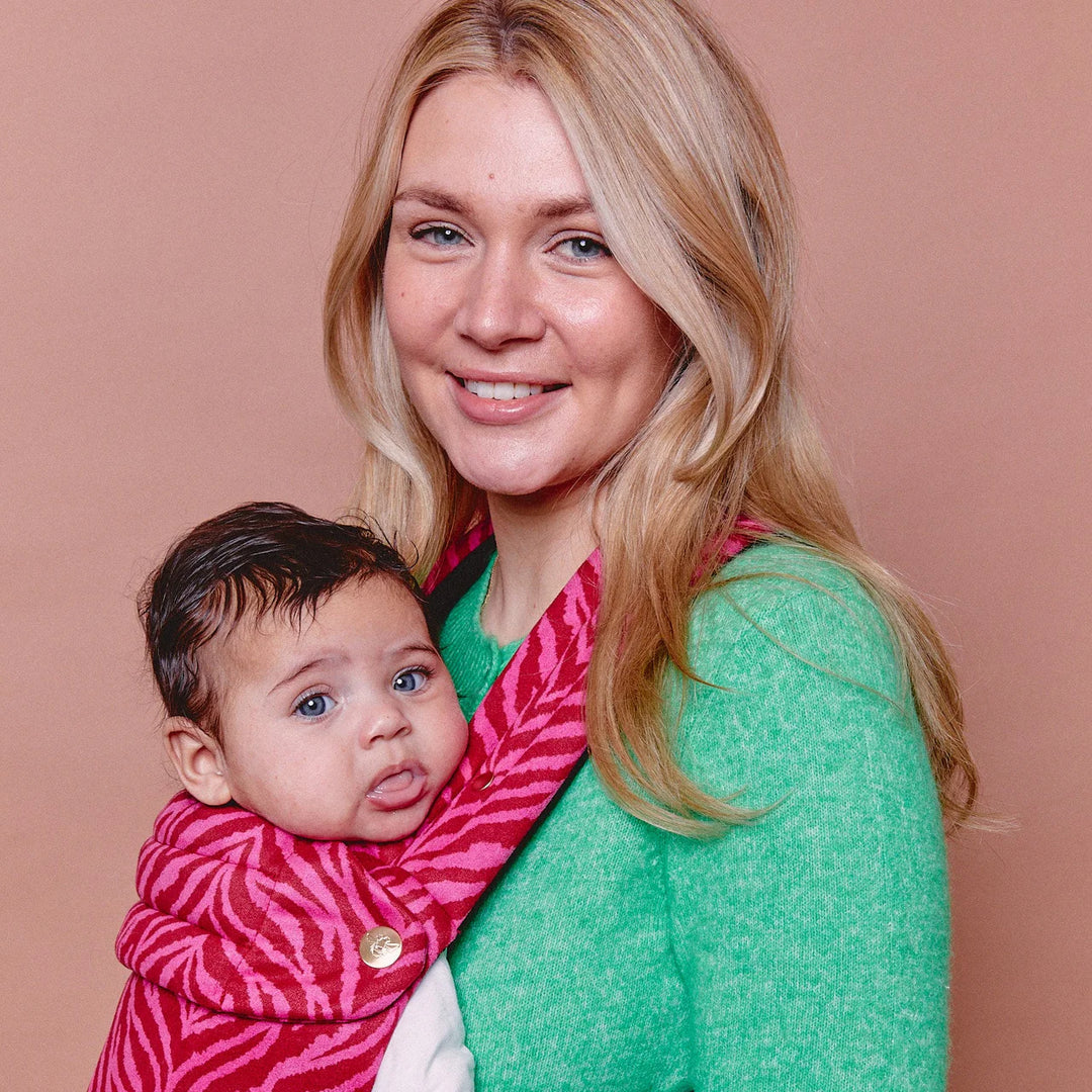 Bizzi Growin Nomad Air Animal Print Baby Carrier – Flaming Zebrano