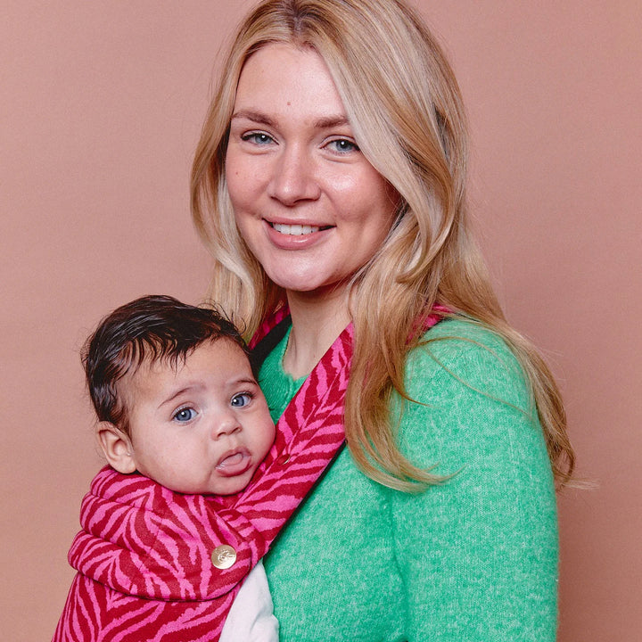 Bizzi Growin Nomad Air Animal Print Baby Carrier – Flaming Zebrano