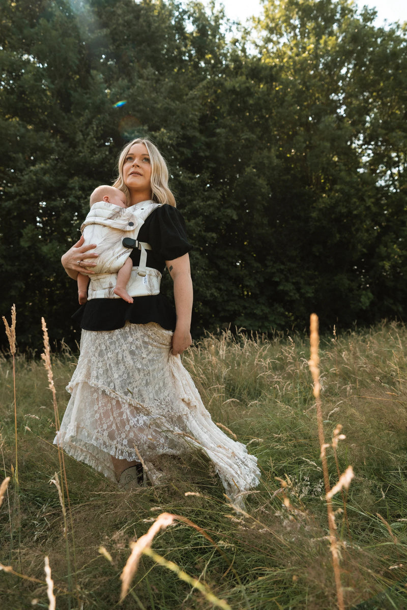 Bizzi Growin Nomad Pure Organic Baby Carrier - Feather Haze