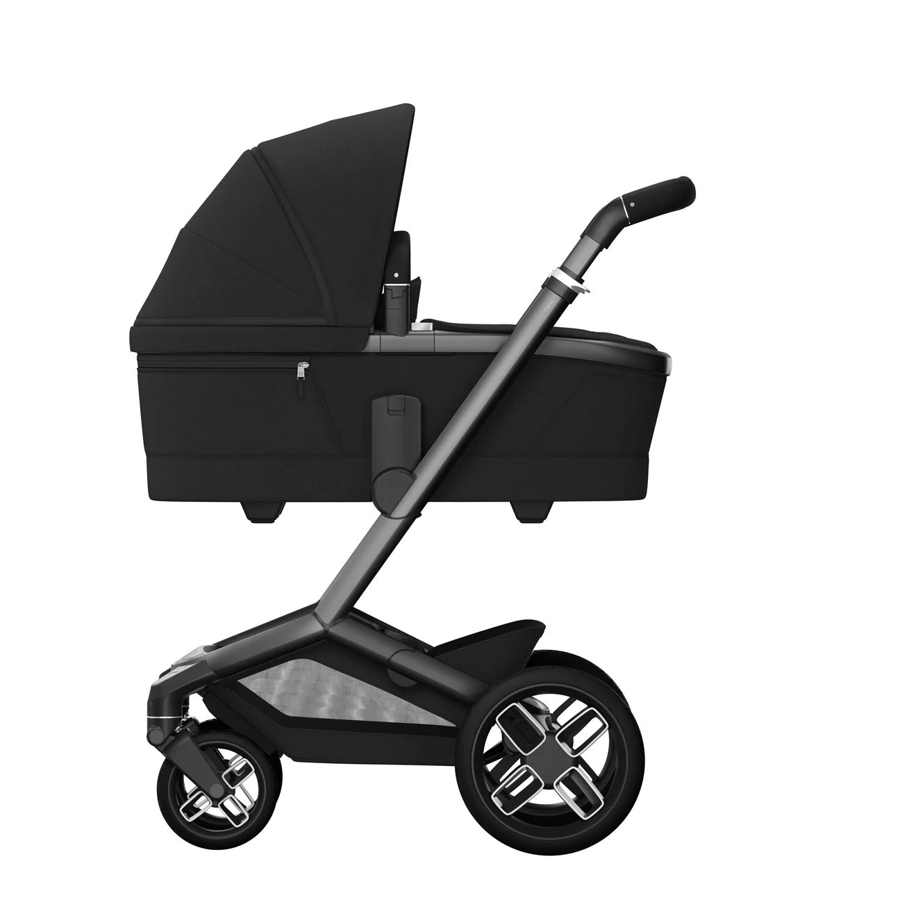 Maxi-Cosi Fame Pebble 360 8 Piece Complete Travel System Bundle - Twillic Black/Black