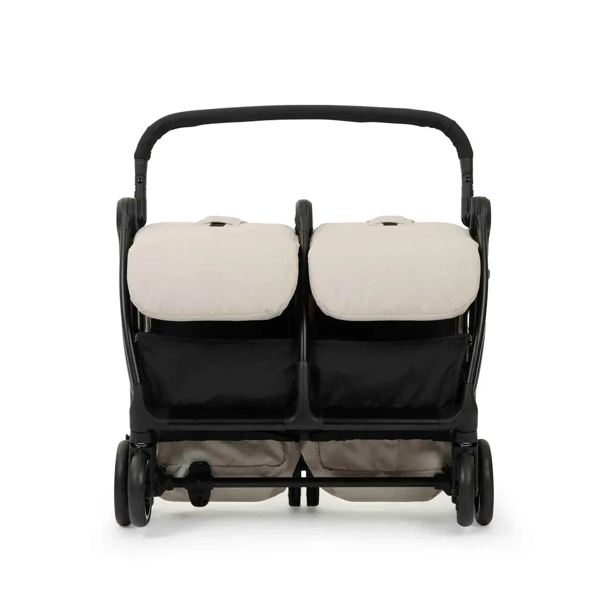 Ickle Bubba Aries Double Autofold Stroller - Stone