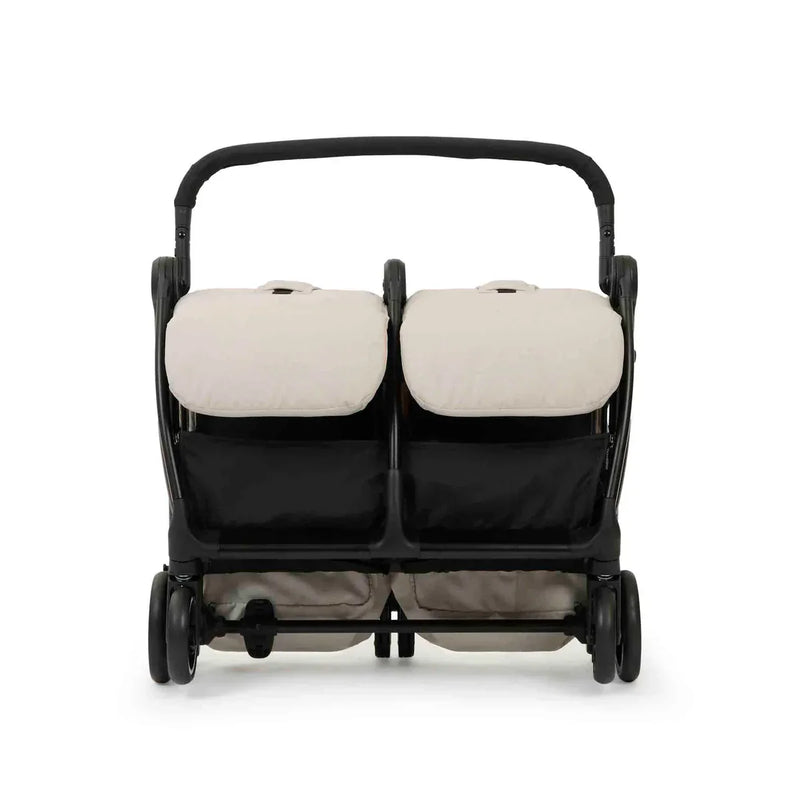 Ickle Bubba Aries Double Autofold Stroller - Stone