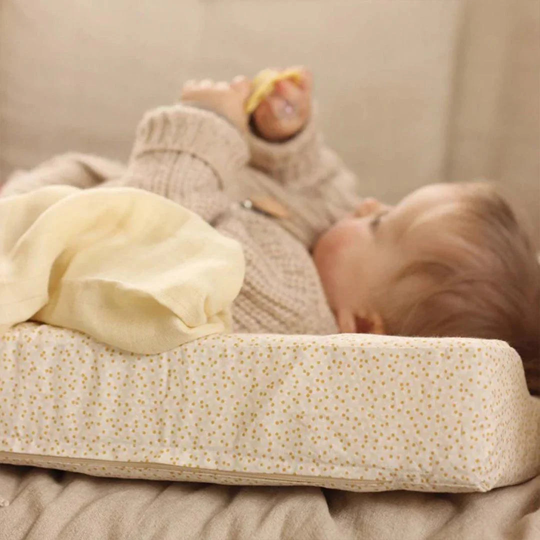 Avery Row Baby Changing Cushion - Daisy Meadow