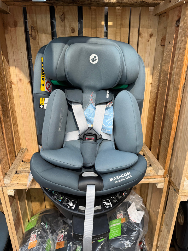 EX DISPLAY Maxi Cosi Emerald 360 S Car Seat - Tonal Graphite
