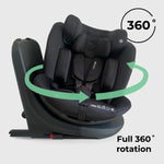 My Babiie MBCS300 Easy Spin R129 Car Seat with Top Tether - Black