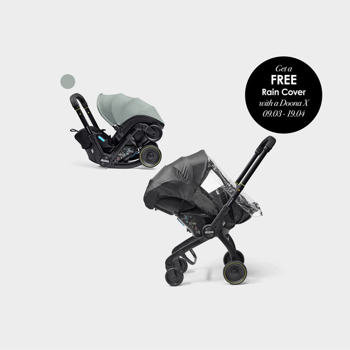 Doona X Car Seat & Stroller - Dusty Sage + FREE RAIN COVER WORTH £34.99!