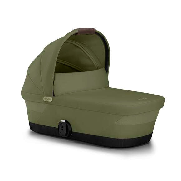 Cybex eGazelle S Double Pushchair - Taupe/Moss Green