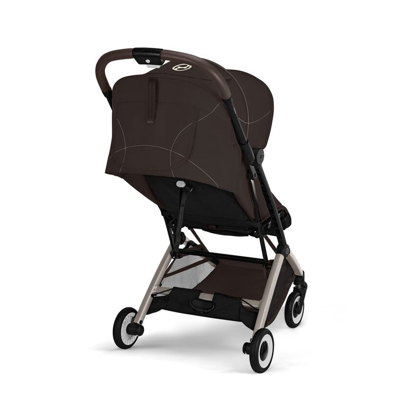 Cybex Orfeo Compact Travel Stroller - Chocolate Brown (2026 Model)