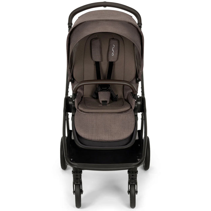 Nuna TRIV Next, LYTL Carrycot, ARRA Flex + Base Curve Travel System - Chestnut