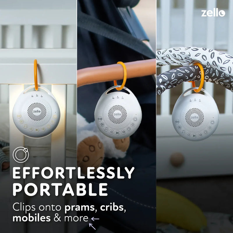 Zello Portable Pro White Noise Machine & Night Light