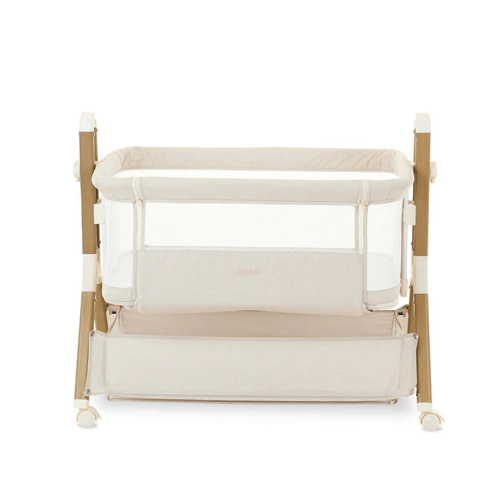 Obaby Cloud Bedside Crib - Oatmeal