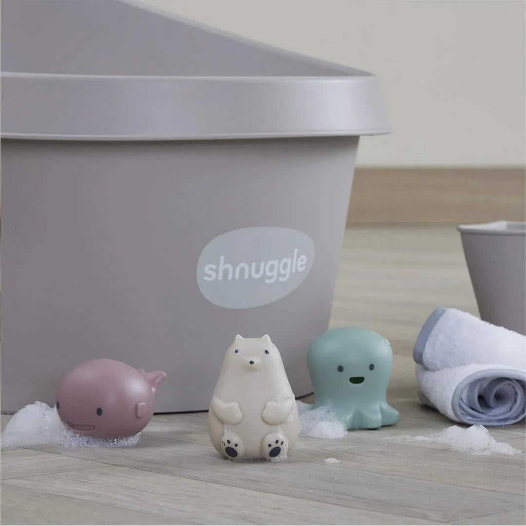 Shnuggle Polar Bear, Whale & Octopus Bath Buddies Set