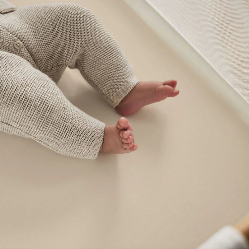 The Little Green Sheep Organic Crib Fitted Sheets - Linen
