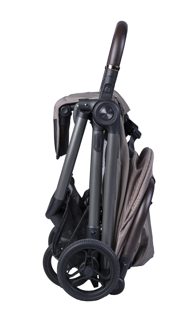 Bababing Auto Fold Compact Stroller - Minky