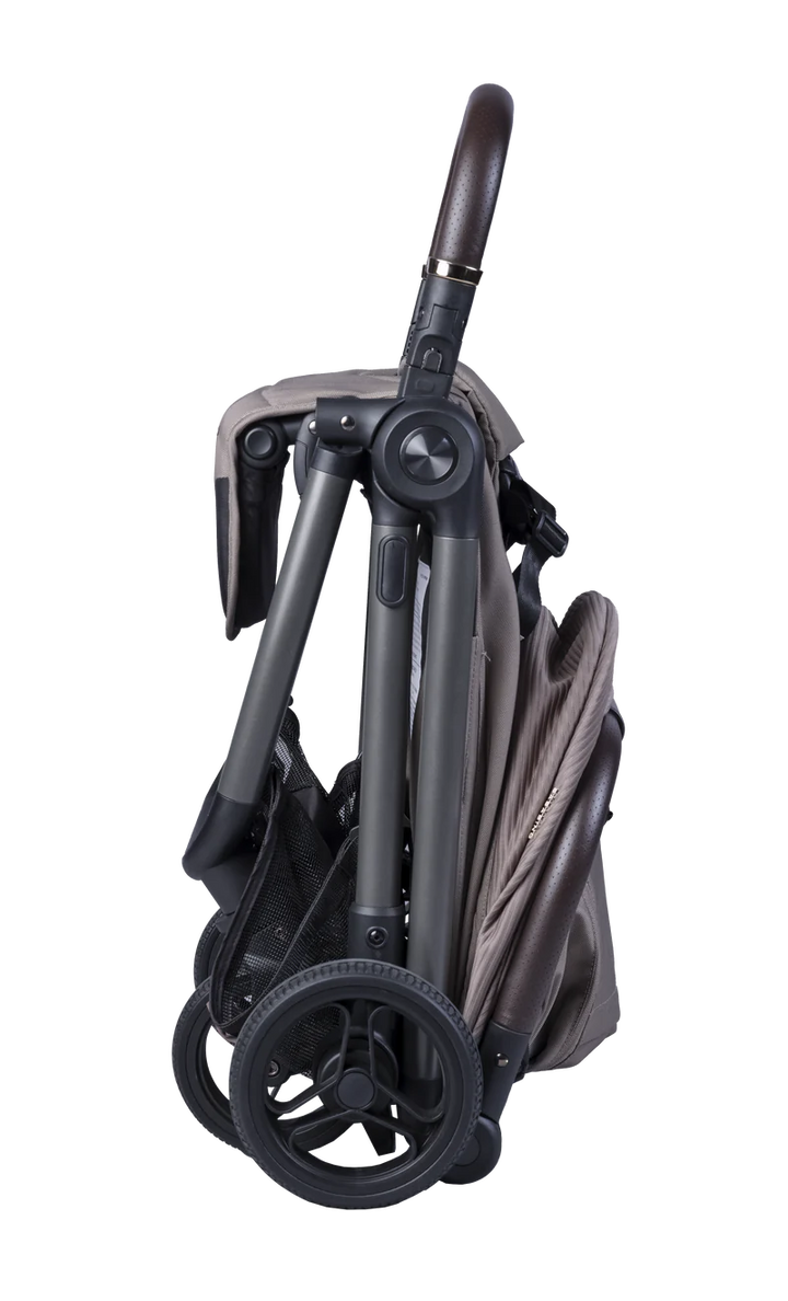 Bababing Auto Fold Compact Stroller - Minky