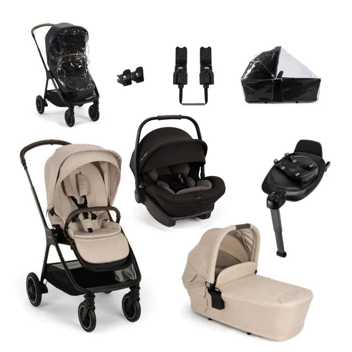 Nuna TRIV Next + ARRA Next Travel System- Biscotti