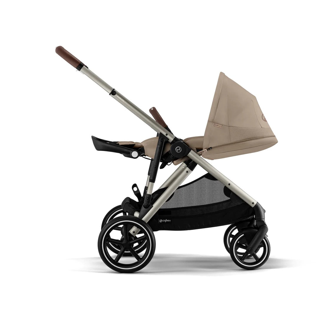 Cybex Gazelle S Twin Pushchair- Almond Beige – Bambinosandbeyond