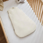The Little Green Sheep Organic Muslin Baby Sleeping Bag in Ecru - 2.5 Tog