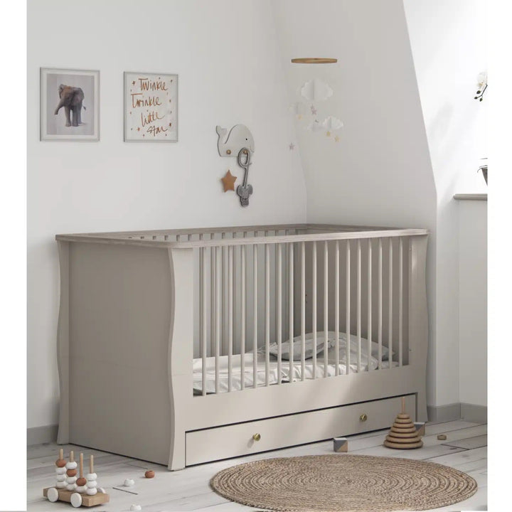 Little Acorns Celeste Cot Bed – Cashmere/Grey Ash