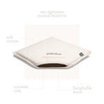 The Little Green Sheep Natural Moses Basket Mattress