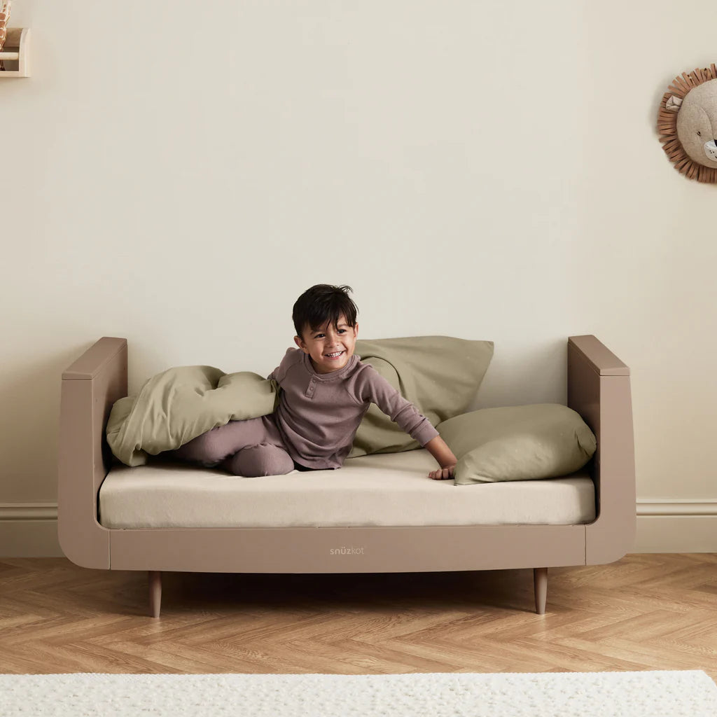 SnuzKot Skandi Cot Bed - Mocha