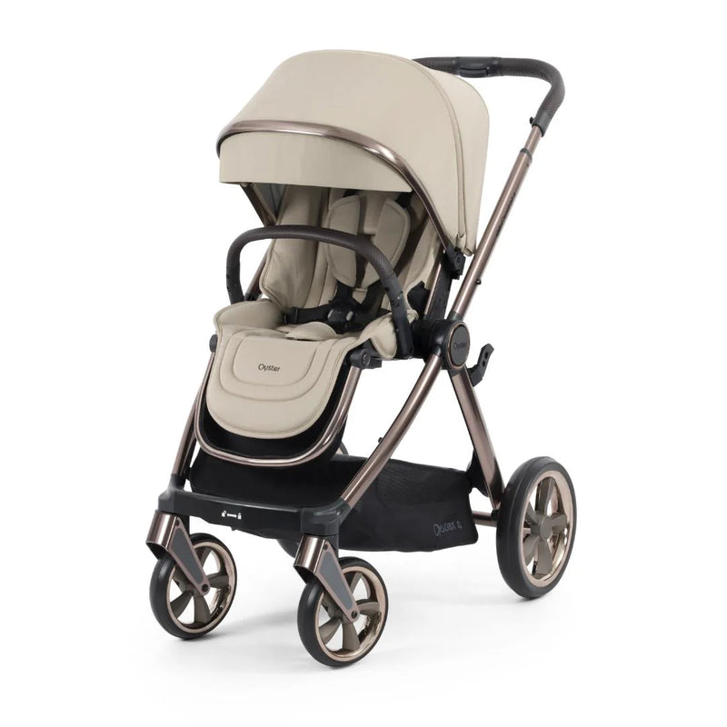 Oyster4 Luxury Travel System Bundle Inc Capsule 360 Car Seat - Buttermilk