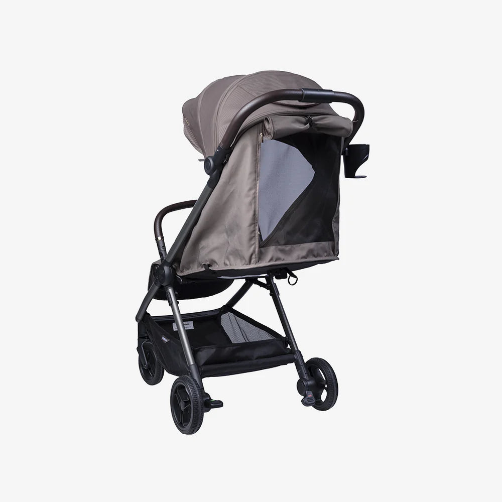 Bababing Auto Fold Compact Stroller - Minky