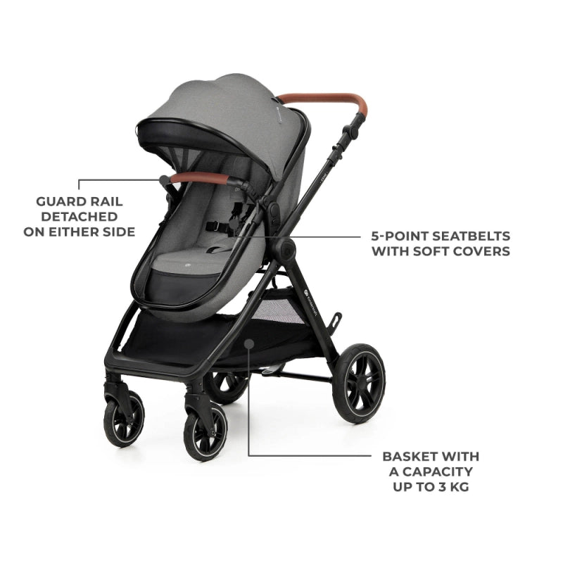 Kinderkraft Esme Luxury Newborn Travel System & Home Bundle - Grey