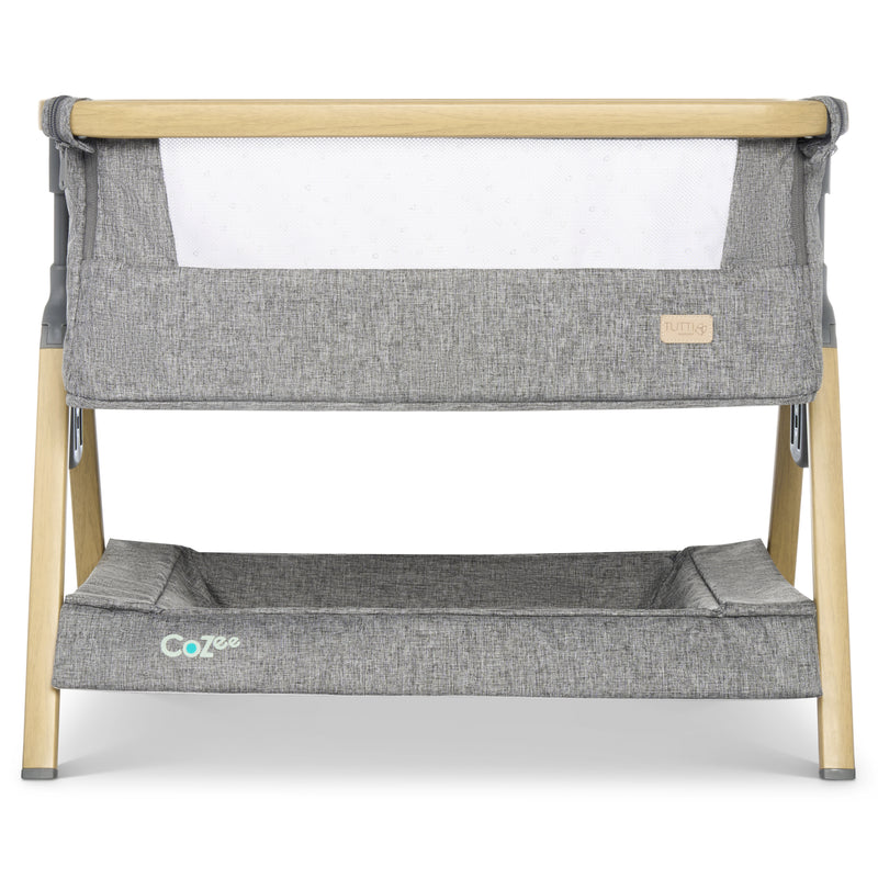 Tutti Bambini CoZee Mini Me Play Crib - Oak & Charcoal