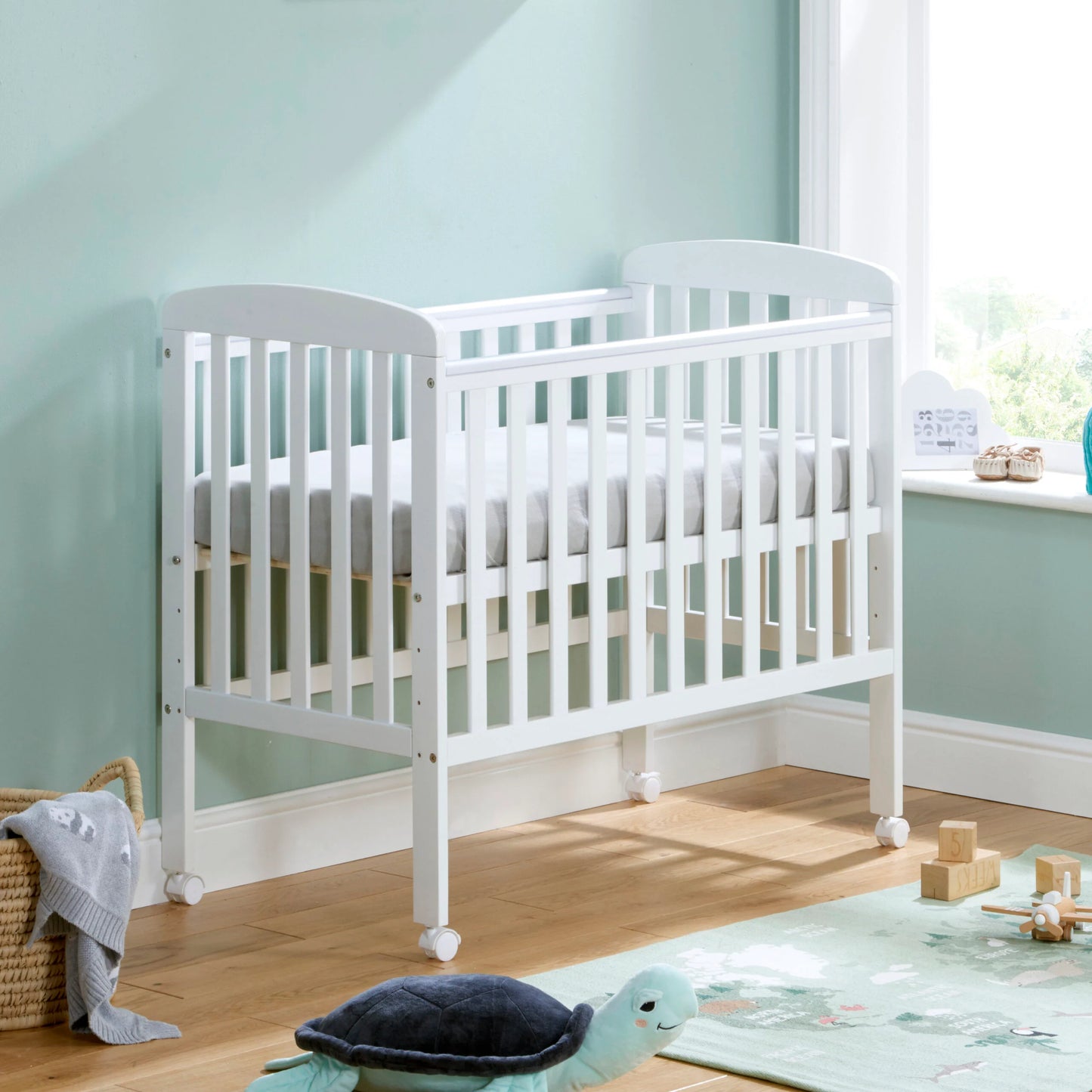 Babymore Space Saver Cot – White