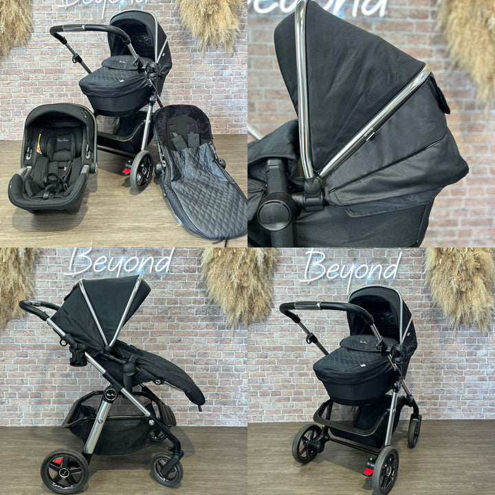 PRE LOVED Silver Cross Pioneer 21 Dream Bundle Travel System - Pepper