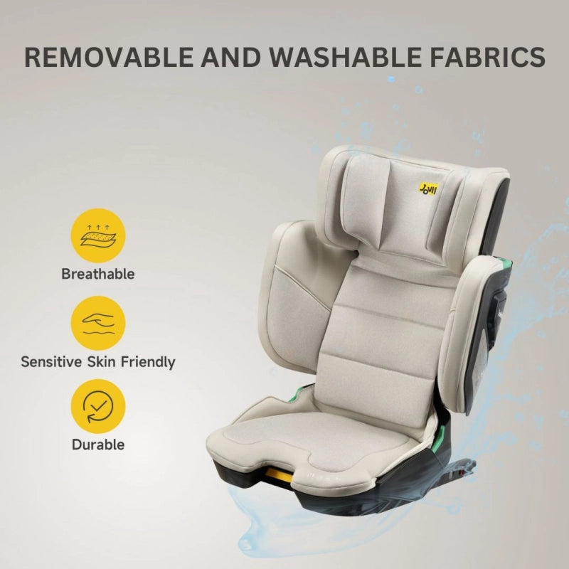 JoviKids Rober+ i-Size Group Booster Car Seat – Milkstone