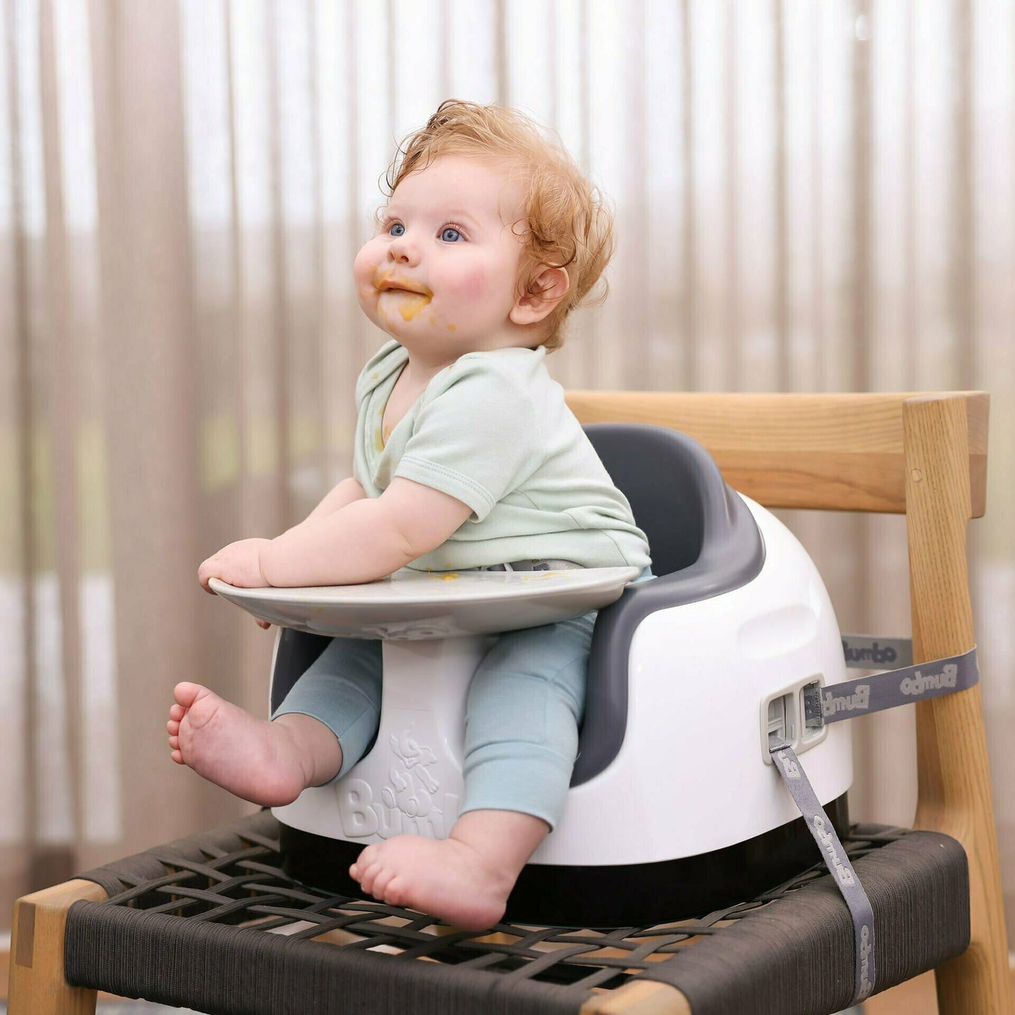 Bumbo Multi Seat - Salt Bush + 3 Suction Toys Bundle