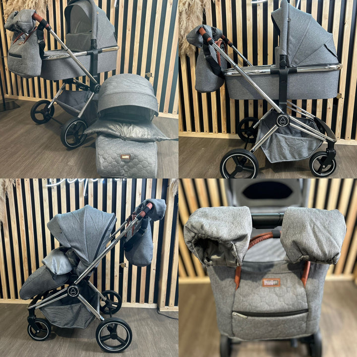 PRE LOVED Mee-Go Pure Pram & Pushchair - Grey