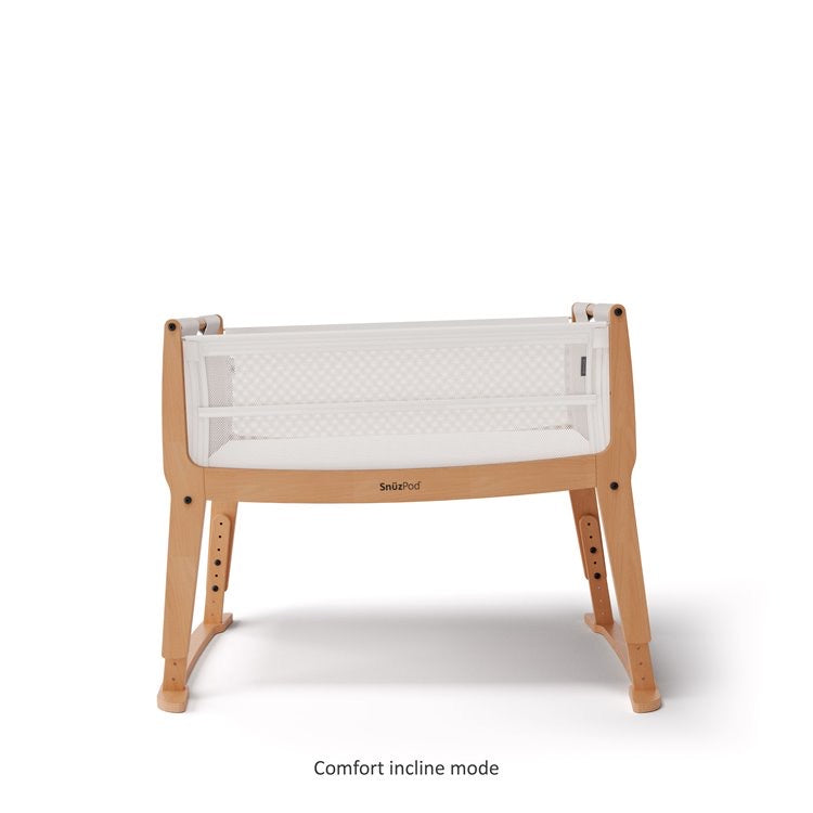 SnuzPod Studio Bedside Crib - Stockholm (Natural)