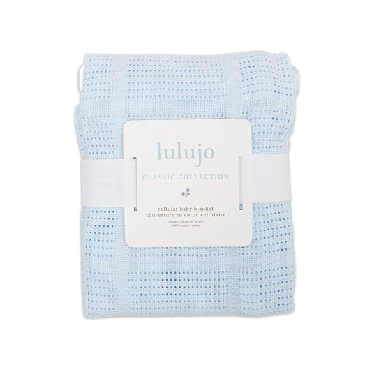 Lulujo Cellular Blanket - Blue