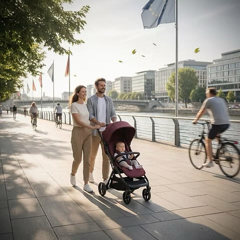 Redkite Push Me Astro Stroller - Mulberry