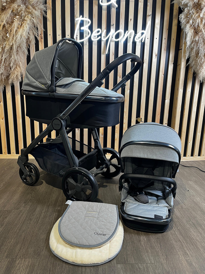 EX DISPLAY Babystyle Oyster3 Pram & Pushchair - Moon